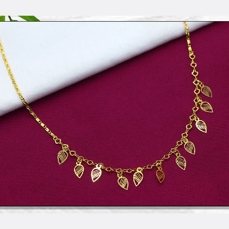 eternity ring necklaces for women-Mahavir Dye Gold Assorted Design Necklace