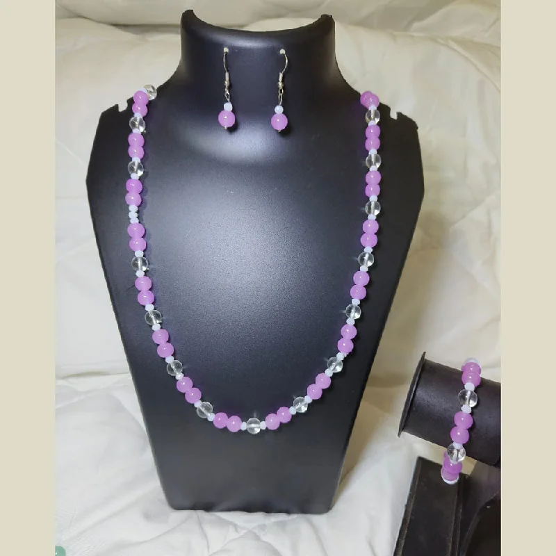 multi-ring necklaces for women-EverNew Beads Necklace Set