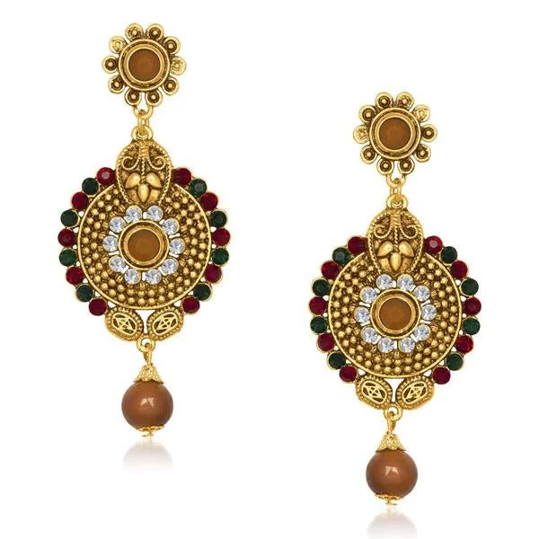 chandelier earrings for women-The99Jewel Austrian Stone Dangler Earring - 1305513