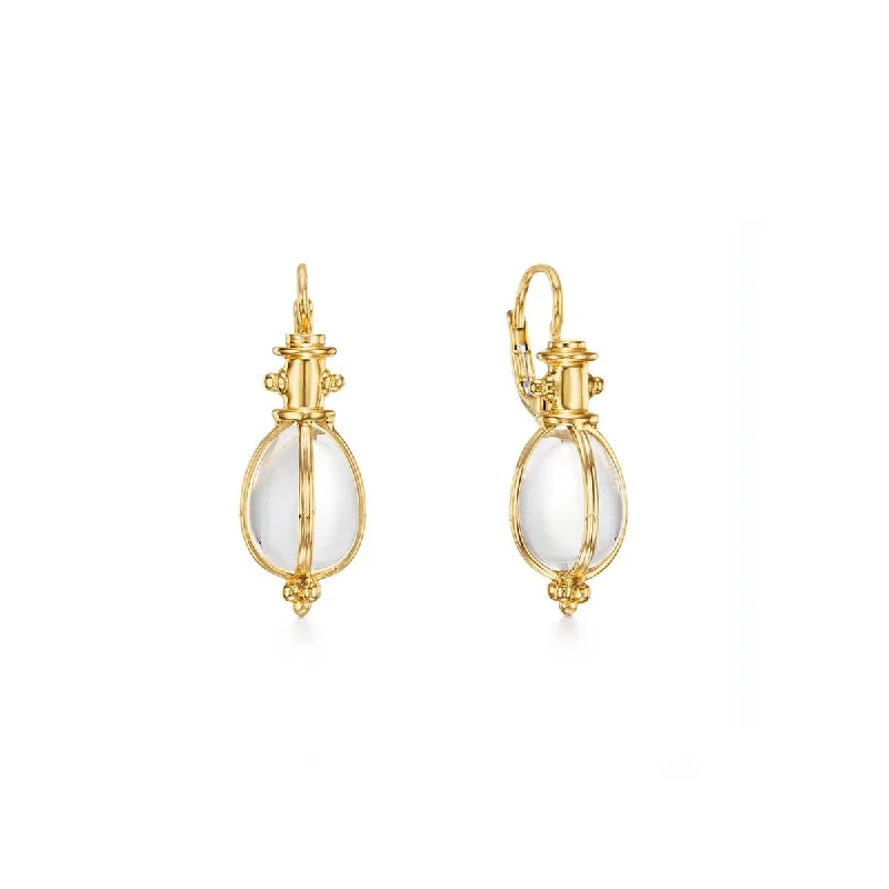 statement drop earrings for women-18K Classic Amulet Earrings