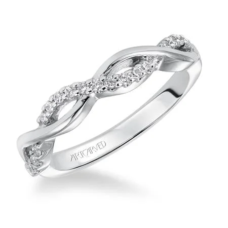 elegant engagement rings for women-ArtCarved "Gabriella" Wedding Band