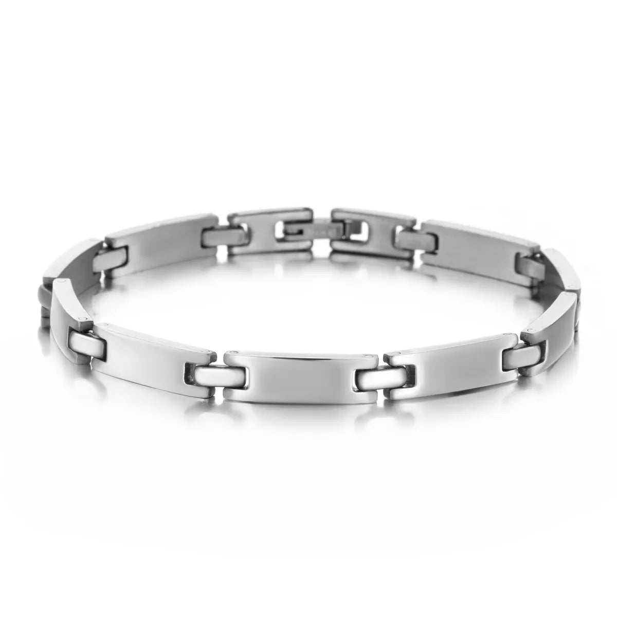 solid gold bracelets for women-Simple Style Classic Style Solid Color 304 Stainless Steel Unisex Bracelets