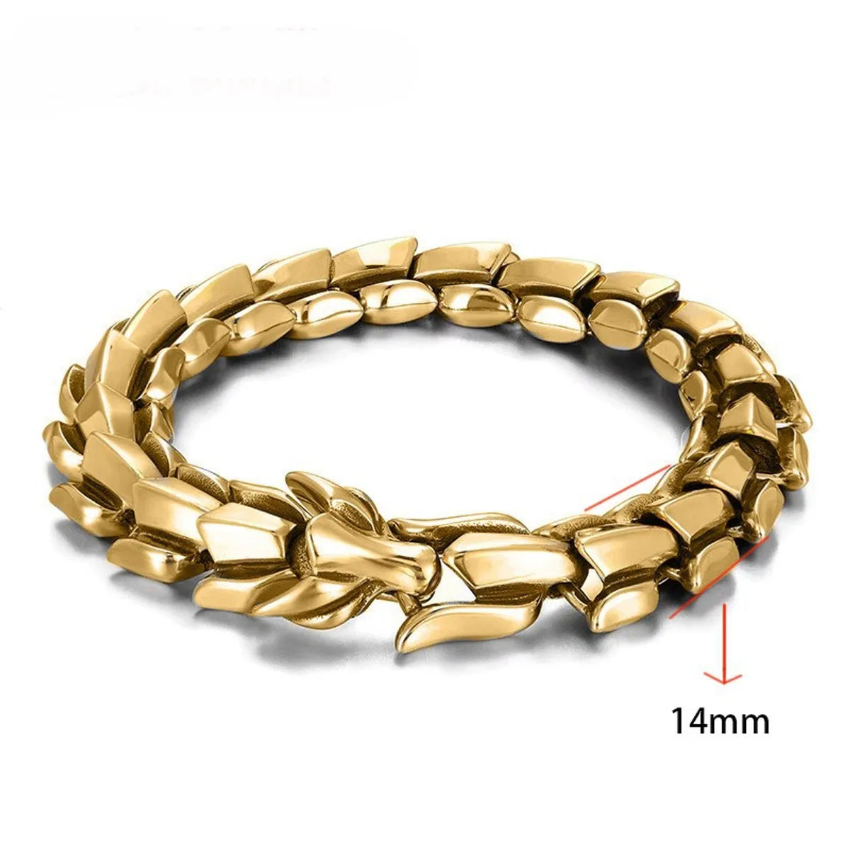 Widened style-Gold-Keel Bracelet-21cm