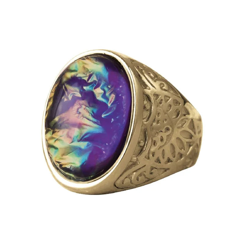 sterling silver rings for women-Lucent Purple Ring