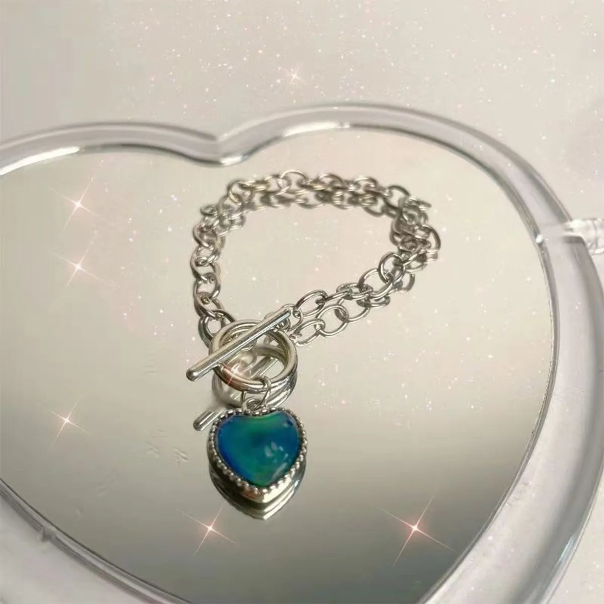 Temperature Sensing Heart Bracelet