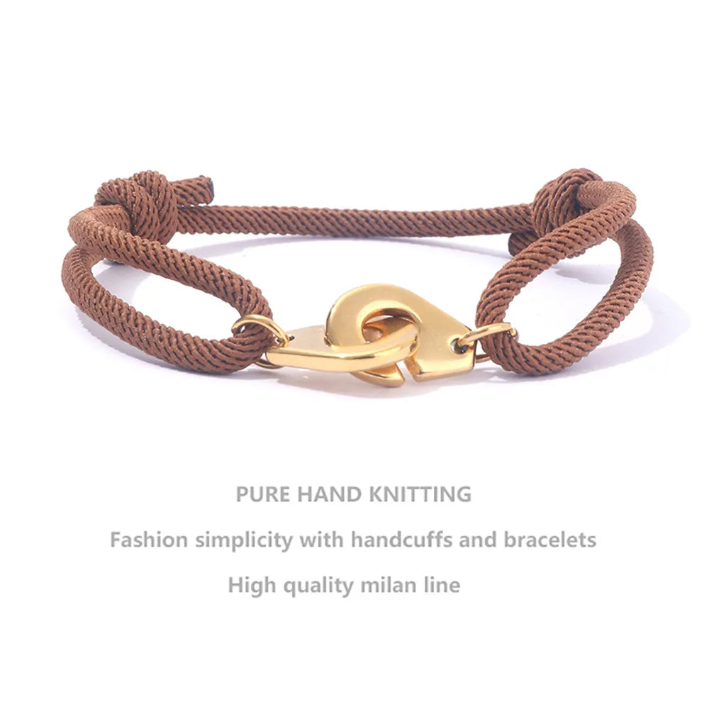 Golden Handcuffs Light Brown Rope