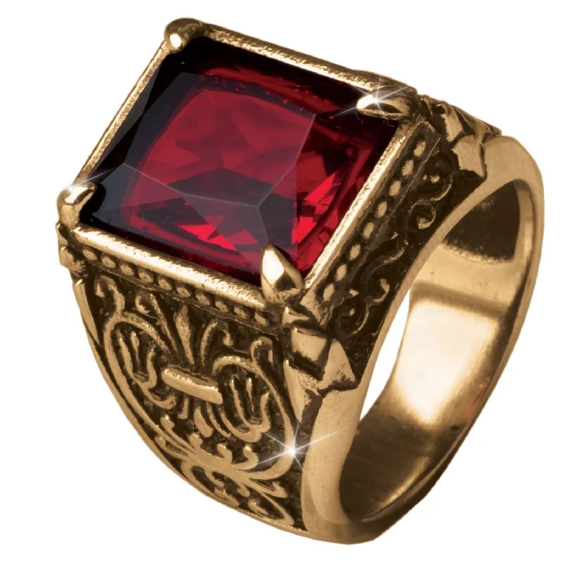 birthstone rings for women-Red Canyon Ring