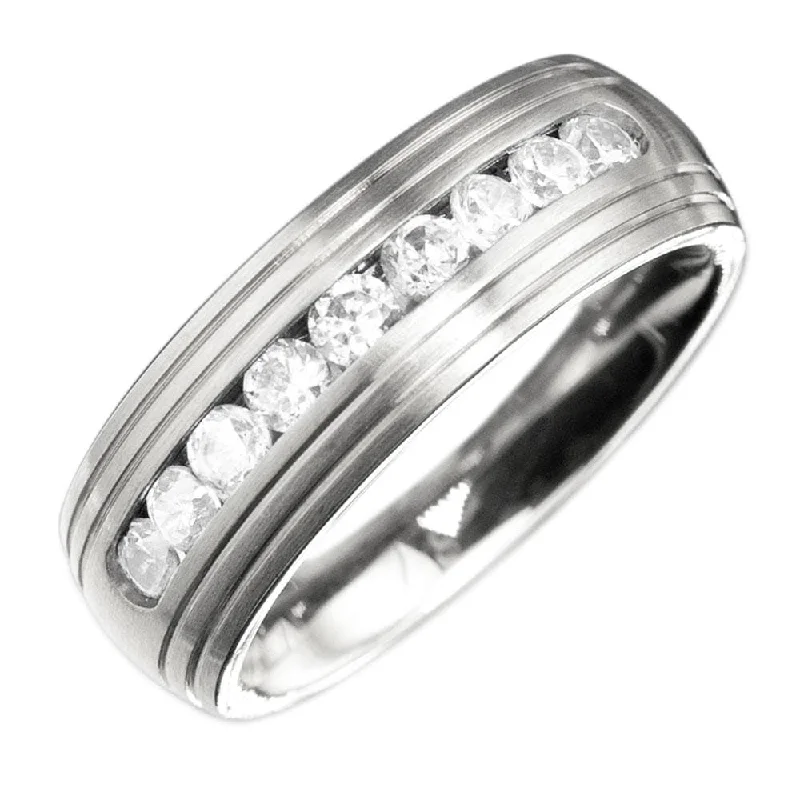 designer rings for women-Couture Band Steel Ring