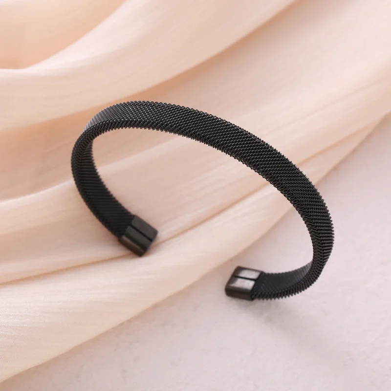 8mm Mesh Belt C- Shaped-Black