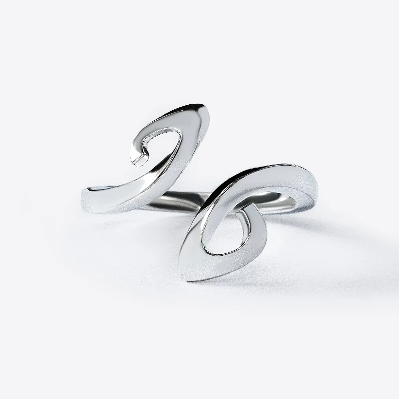 halo rings for women-Hydra Duo Ring