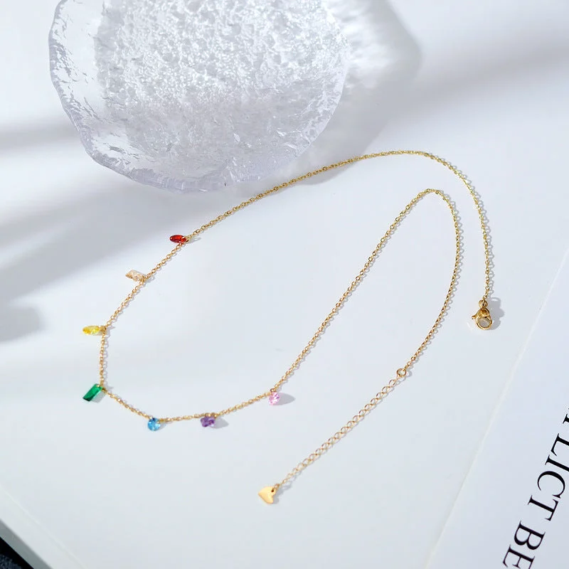 Colorful Crystals Necklace