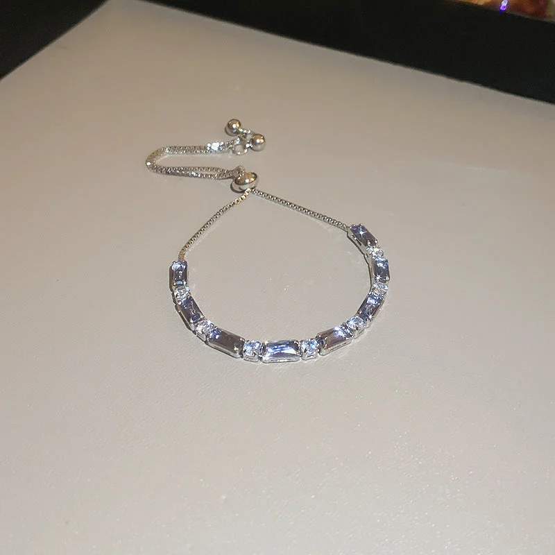 67# Bracelet-Silver-Square