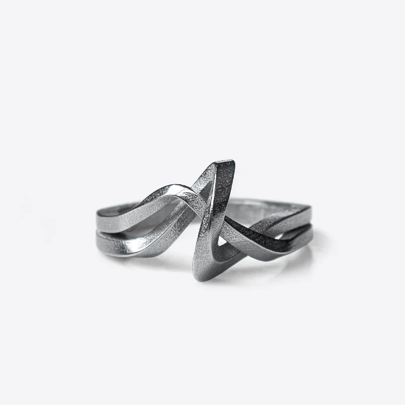 designer rings for women-Amare Stainless Steel Ring