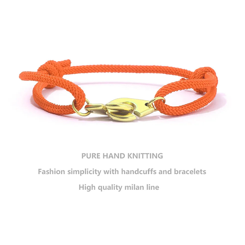 Golden Handcuffs Orange Rope