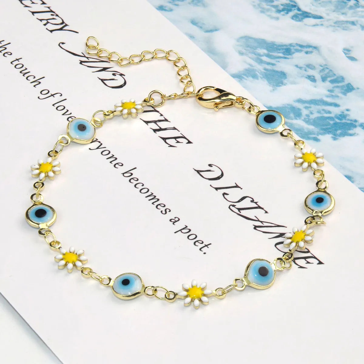 White Devil's Eye White Bracelet