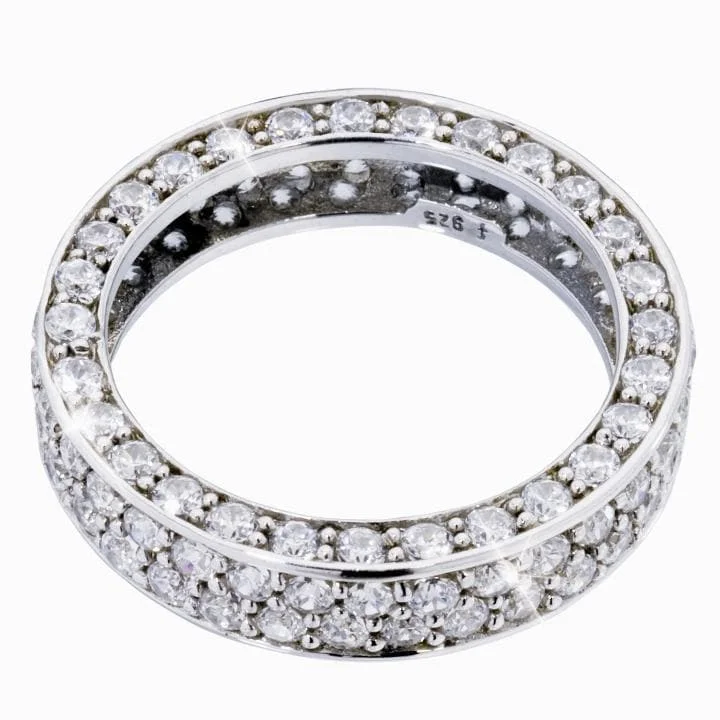 solitaire rings for women-Florence Eternity Ring