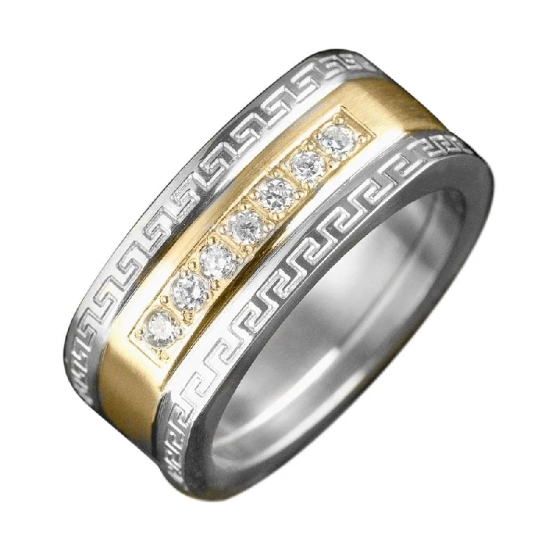 adjustable gold rings for women-Men's Empire Ring