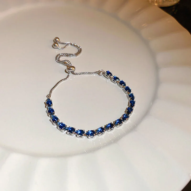 40# Bracelet-Blue-Water Drop