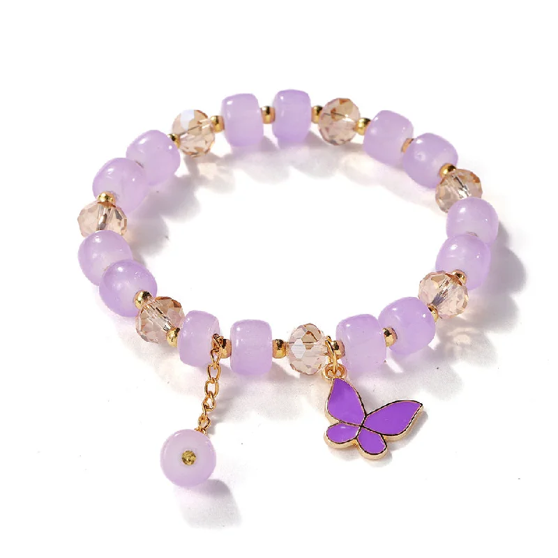 Purple Butterfly Bracelet 2