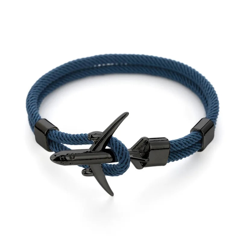 Dark Blue Rope Black Buckle