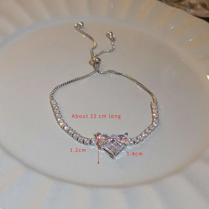 Silver Heart Bracelet