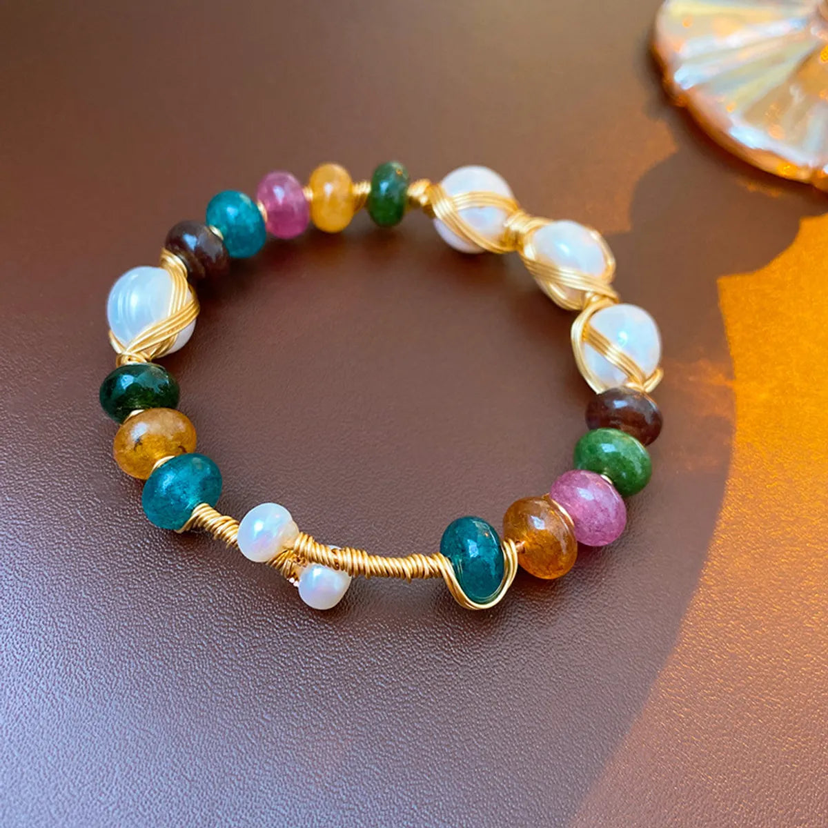 3# Bracelet-Colorful Freshwater Pearl