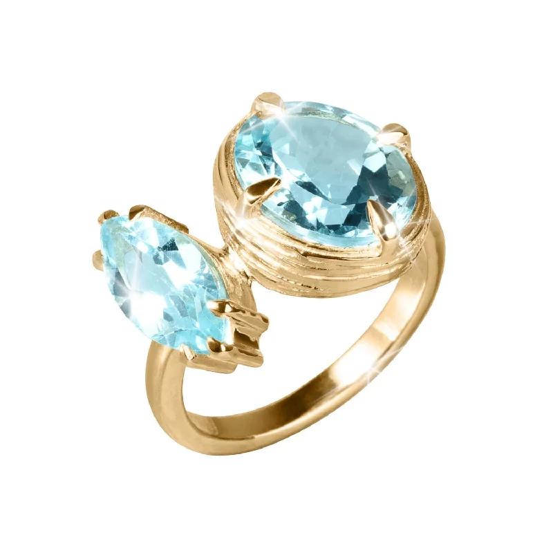 cocktail rings for women-Sea Of Stars Ladies Ring