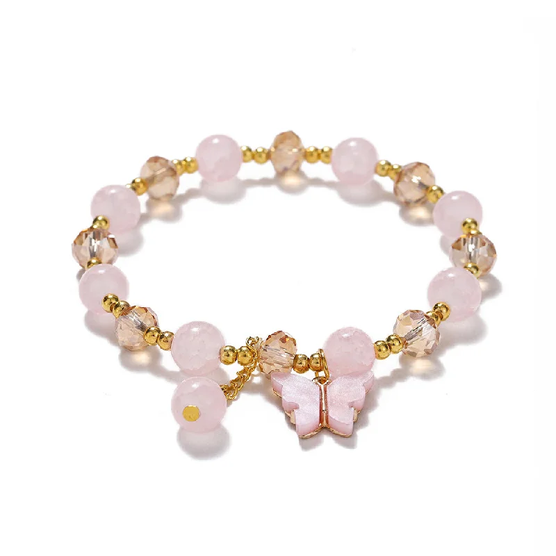 Light Pink Butterfly Bracelet