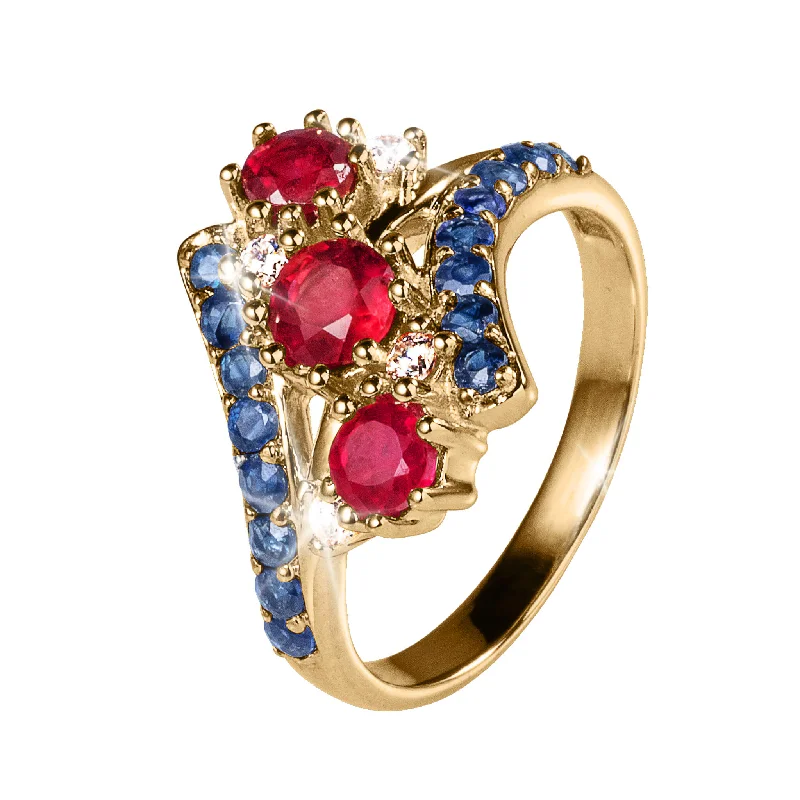 open rings for women-Cherries & Berries Ring