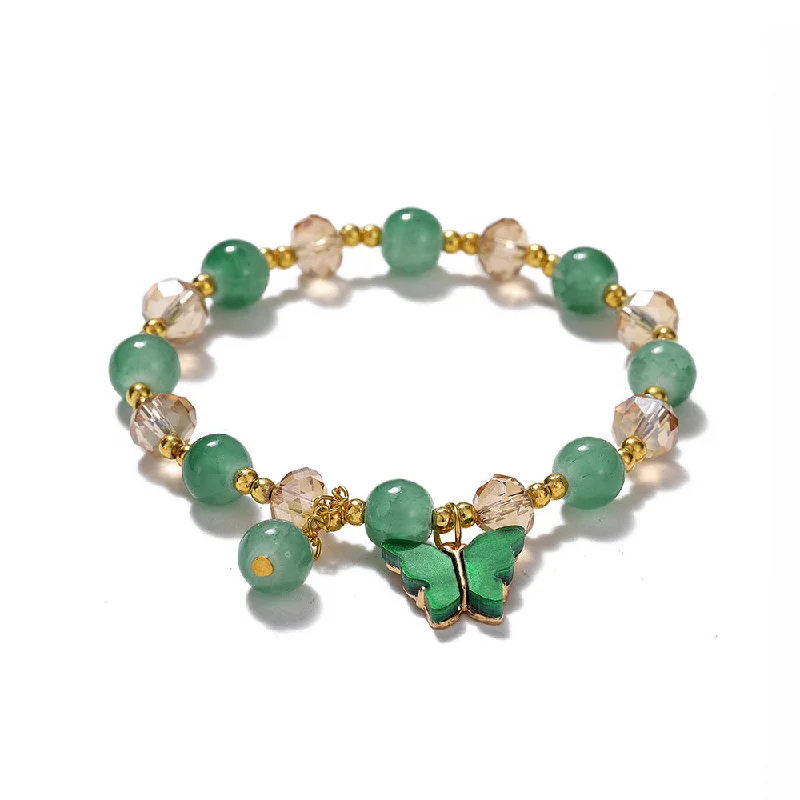 Green Butterfly Bracelet 1