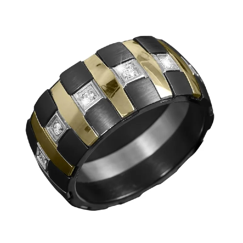 luxury rings for women-Midnight Men's Ring