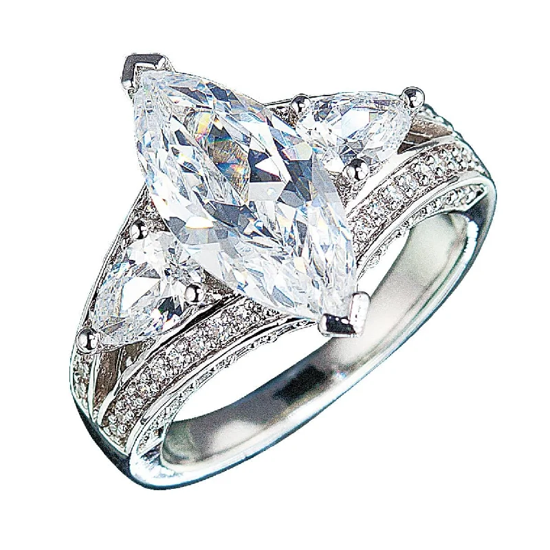 art deco rings for women-Millionaire Marquise Ring