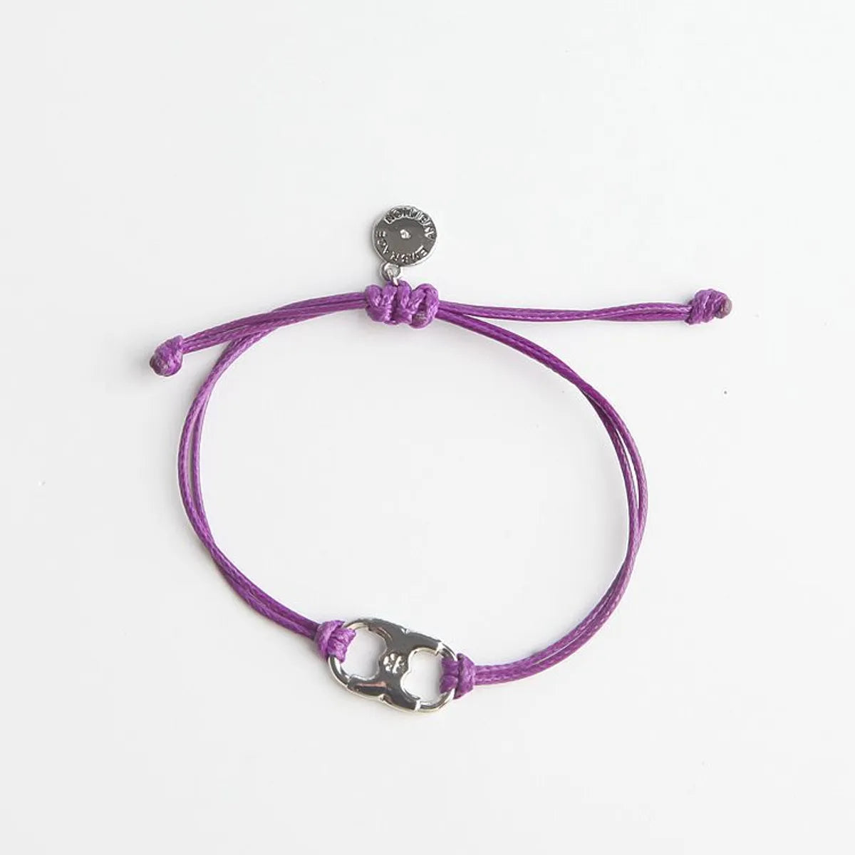 Tbb0641 Purple Rope Silver Buckle