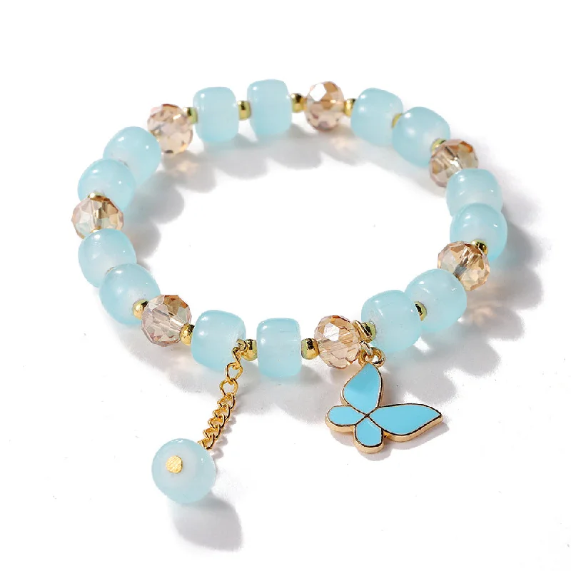 Blue Butterfly Bracelet 2