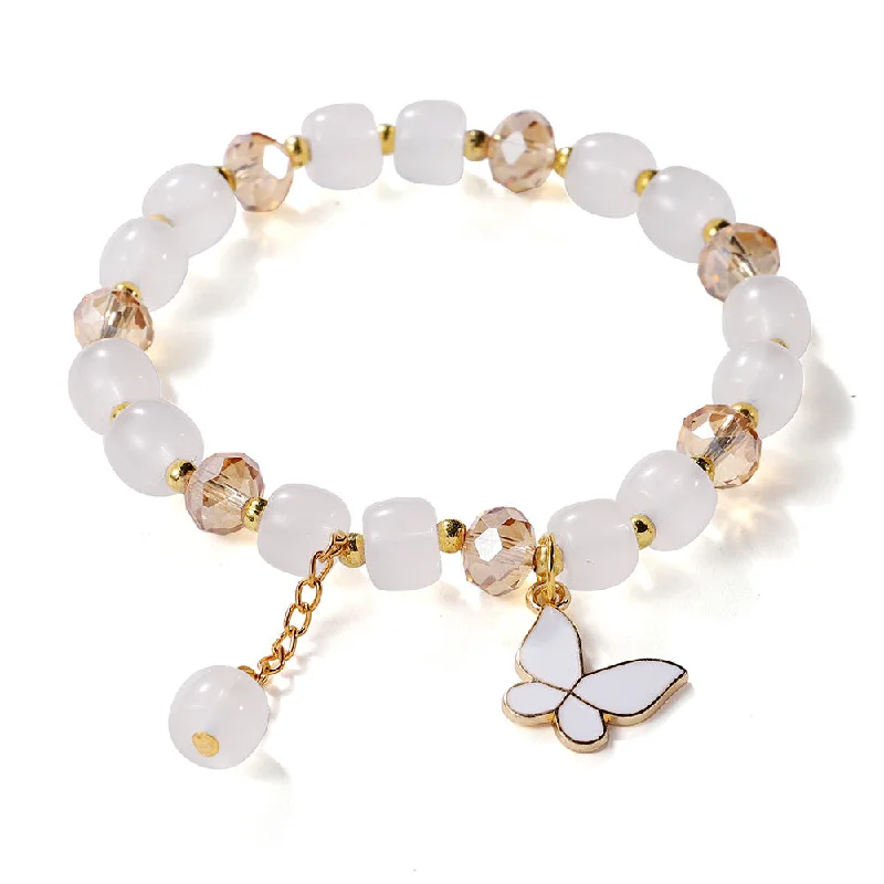 White Butterfly Bracelet 2