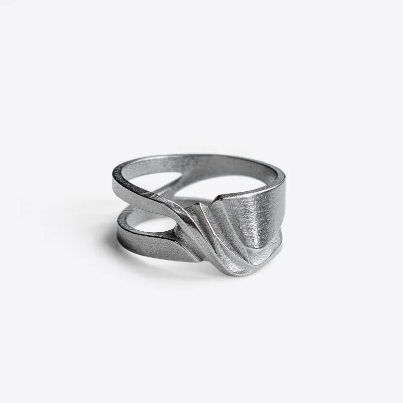 chunky rings for women-Velum Stainless Steel Ring