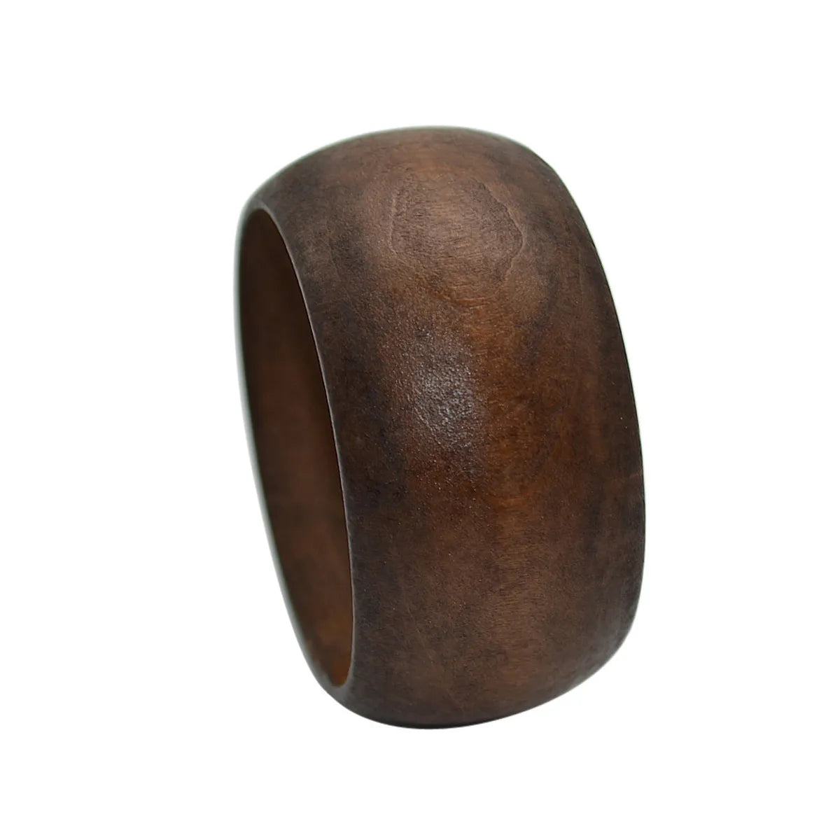 chunky bracelets for women-Ethnic Style Round Wood Wholesale Bangle