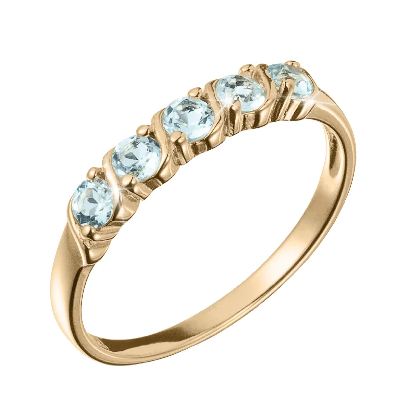 eternity bands for women-Eternal Glow Topaz Ring