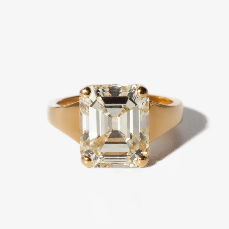 vintage-inspired rings for women-6.00 ct Vintage Emerald-cut Simone Ring