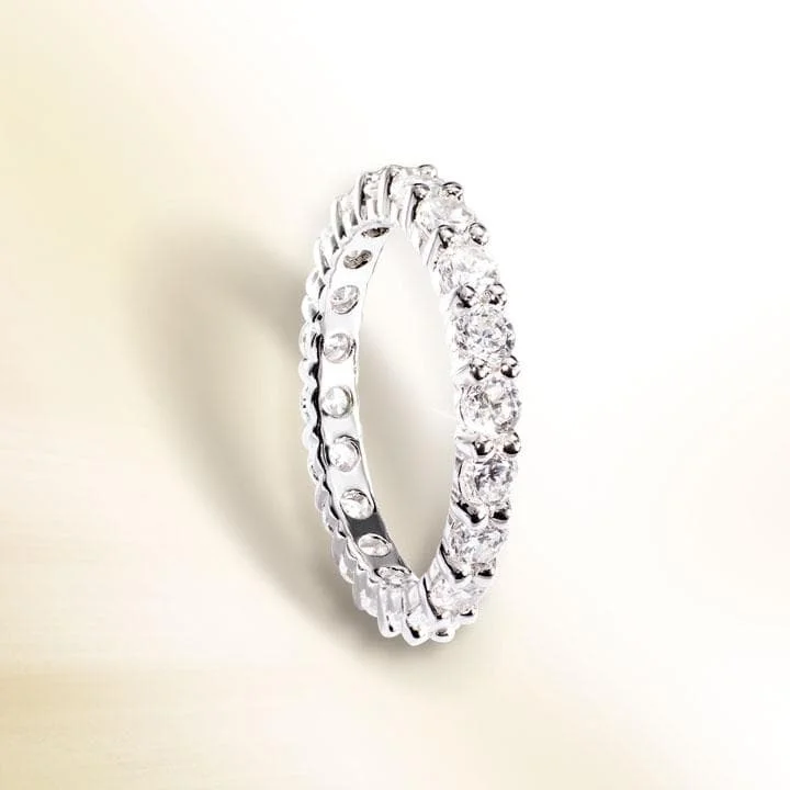 bridal rings for women-Millionaire Tennis Eternity Ring