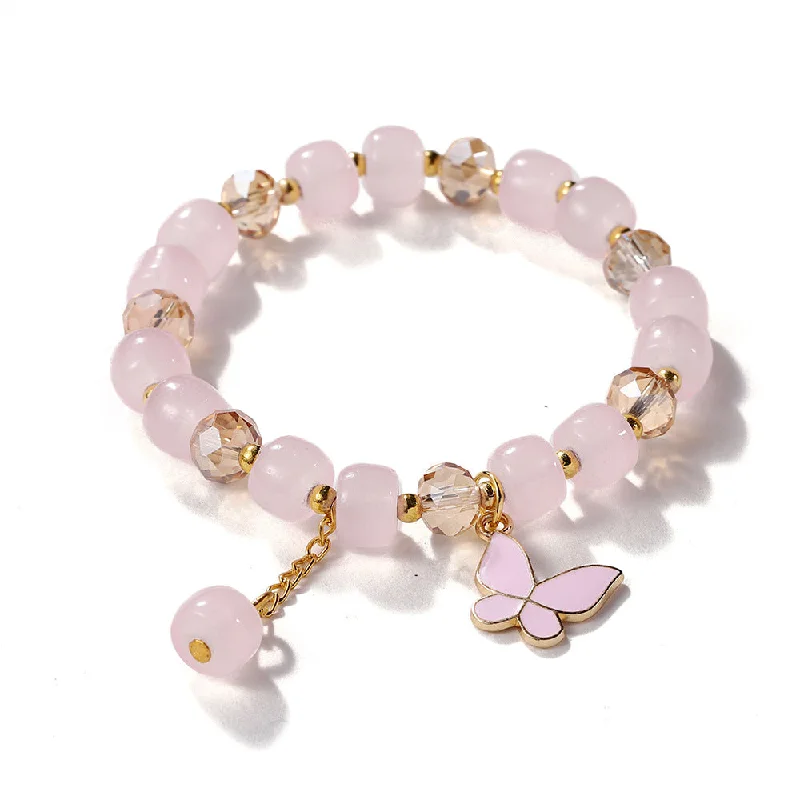 Pink Butterfly Bracelet 2