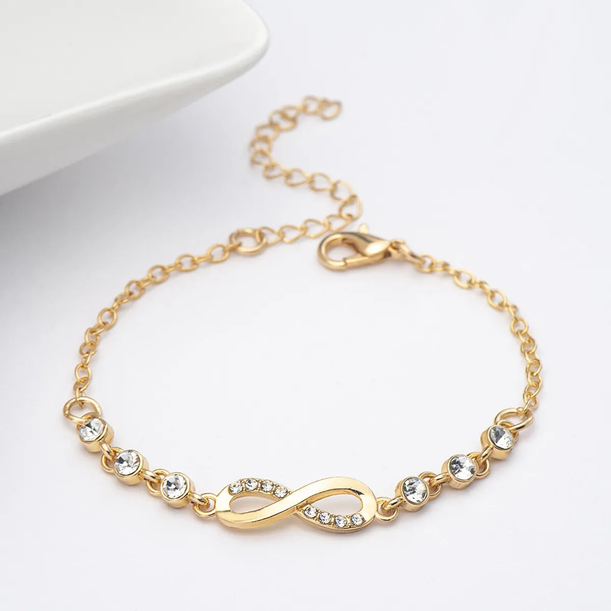 multi-strand bracelets for women-Elegant Infinity Alloy Wholesale Bracelets