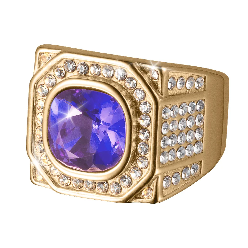 luxury rings for women-Tyrian Eclipse Men's Ring