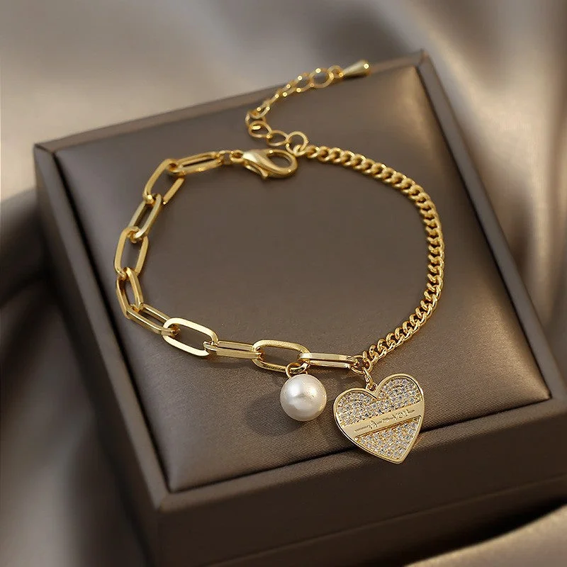 27. Diamond Heart Bracelet