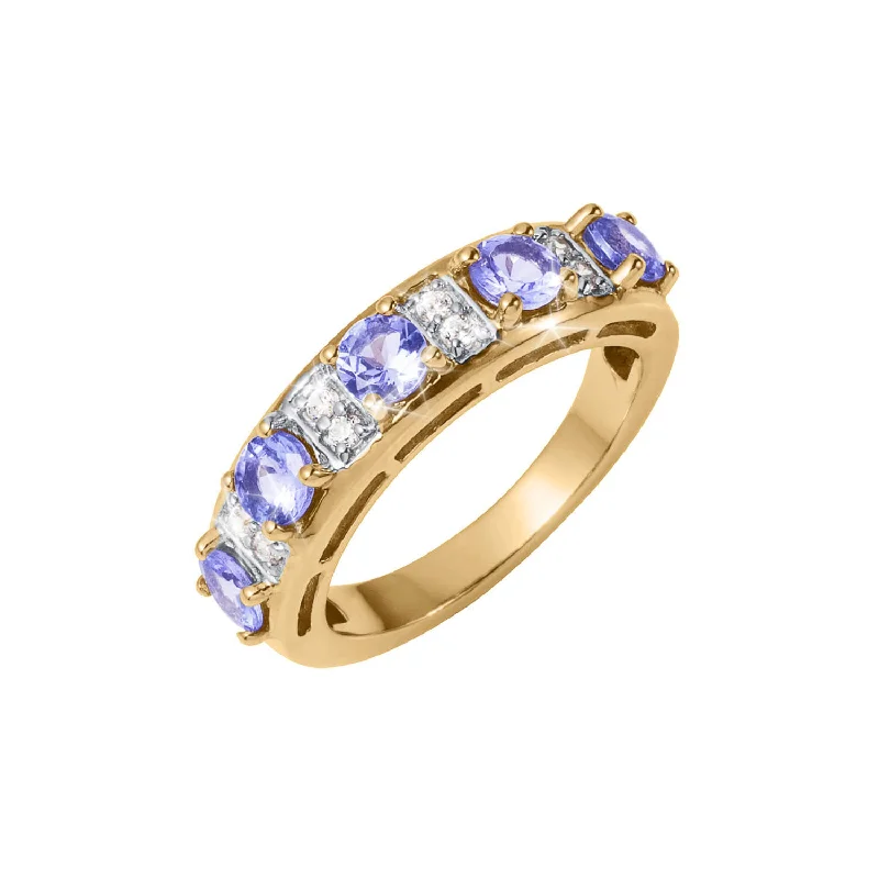 large gemstone rings for women-Milele Tanzanite Ring