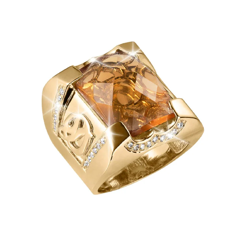 halo rings for women-Fiery Arch Men's Ring