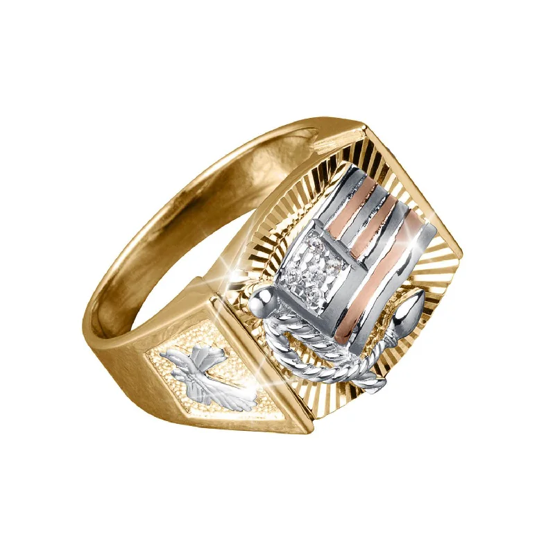 custom rings for women-American Pride Men's Ring