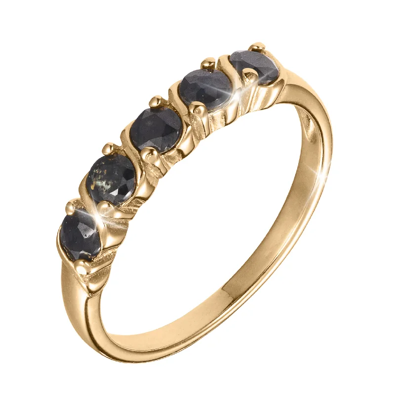 double-band rings for women-Celestial Sapphire Ring