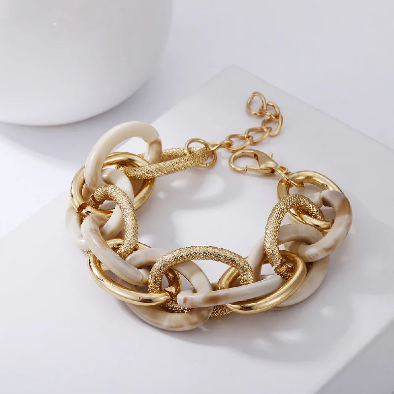 Gold Khaki Matt Bracelet