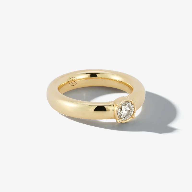 minimal rings for women-Lumi 0.50ct Ring